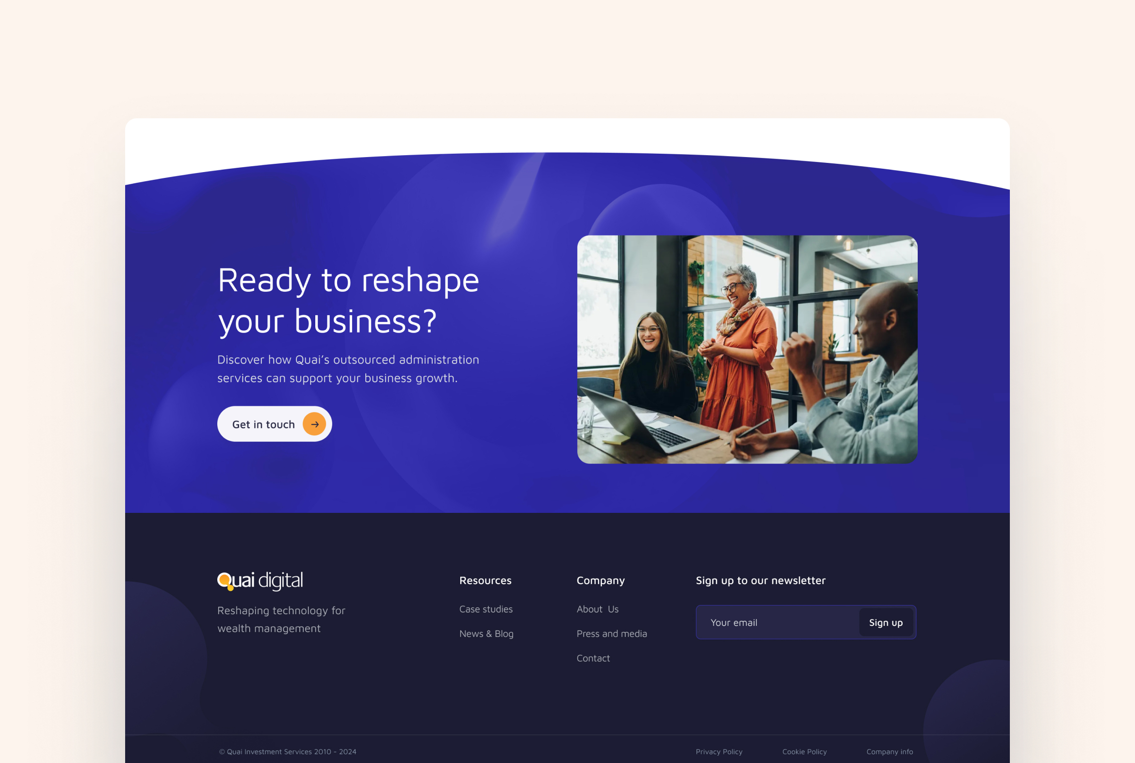 Quai-website-design-cta’s