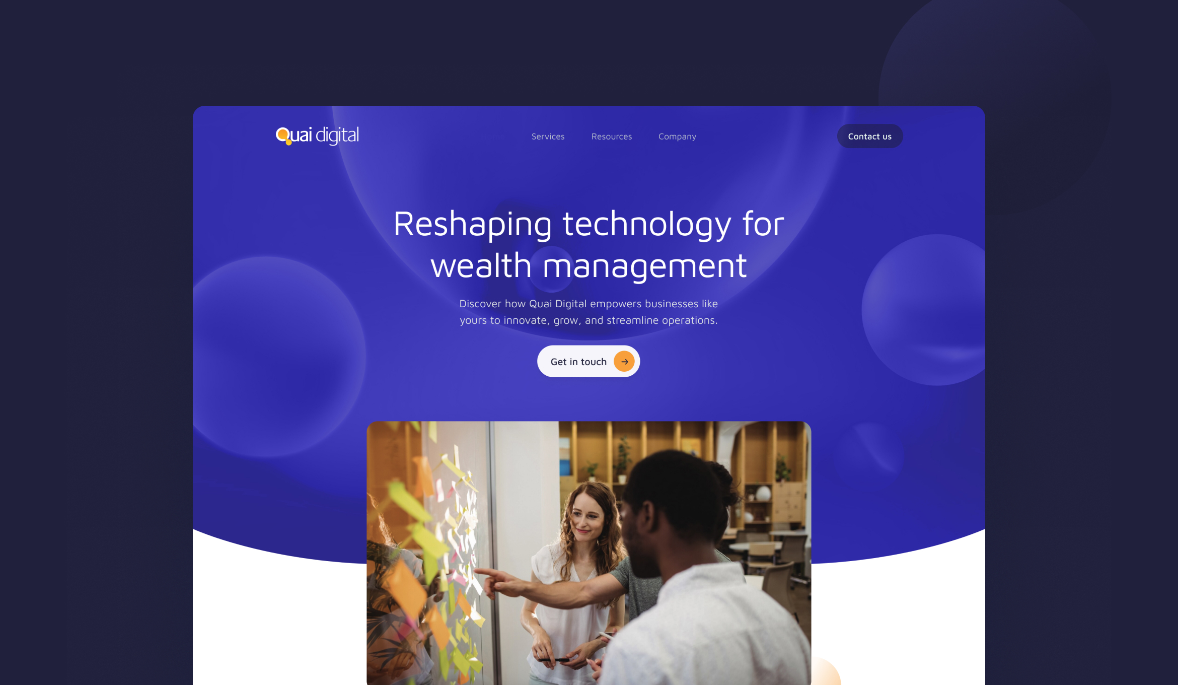 Quai-Digital-website-Design-completion-screen
