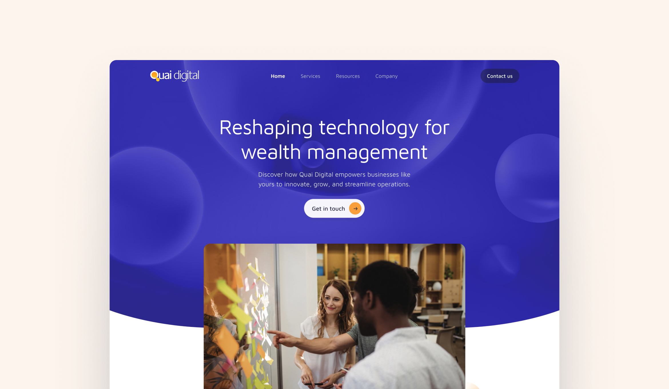 Quai-Digital-website-Design-completion-screen